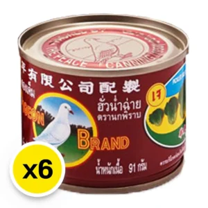นกพิราบ ผักกาดดอง 140 ก. x 6