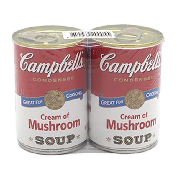 canned-packaged-0059 แคมเบลล์ ซุปครีมเห็ด 298 กรัม x 2 กระป๋อง