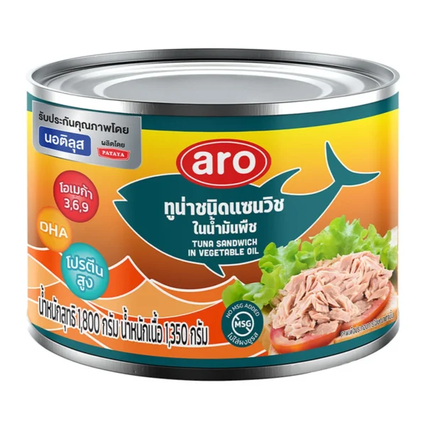 canned-packaged-0070 เอโร่xนอติลุส ทูน่าแซนวิช ในน้ํามัน 1.8 กก.