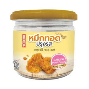 BDMP หมึกทอดปรุงรส (ปรุงรส) น้ําหนัก 30 กรัม รสหวาน 1 กระปุก