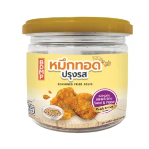 BDMP หมึกทอดปรุงรส (ปรุงรส) น้ําหนัก 30 กรัม รสหวาน&พริกไทย 1 กระปุก