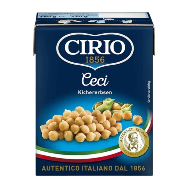 CIRIO Beans Box ซีริโอ ถั่วบรรจุกล่อง 380g Ceci (ถั่วลูกไก่) CI50