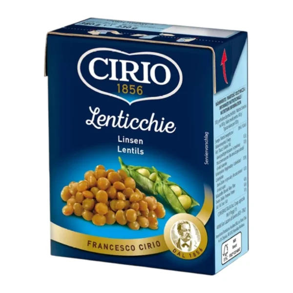 canned-packaged-0109 CIRIO Beans Box ซีริโอ ถั่วบรรจุกล่อง 380g Letils (ถั่วเลนทิล) CI49