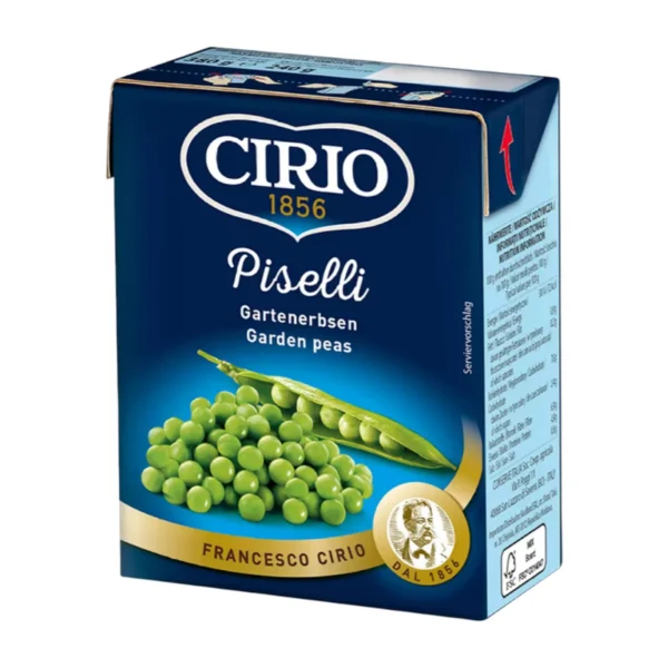 canned-packaged-0110 CIRIO Beans Box ซีริโอ ถั่วบรรจุกล่อง 380g Piselli (ถั่วลันเตา) CI47