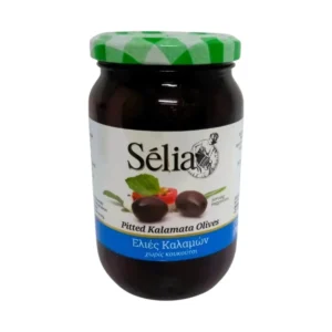 Kalamata Black pitted olive Large 170gr/ซีเรีย มะกอกดําไม่มีเมล็ด 170 กรัม