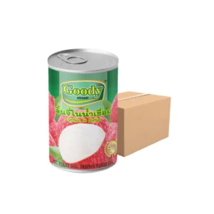 canned-packaged-0130 กู๊ดดี้ ลิ้นจี่ในน้ําเชื่อม 565 ก. x 12