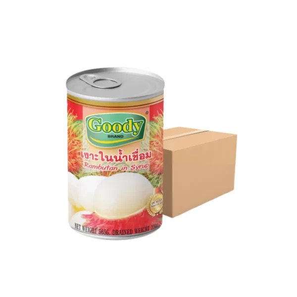 canned-packaged-0148 กู๊ดดี้ เงาะในน้ําเชื่อม 565 ก. x 12