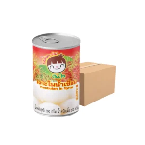 canned-packaged-0160 ชื่นใจ เงาะในน้ําเชื่อม 500 ก. x 12