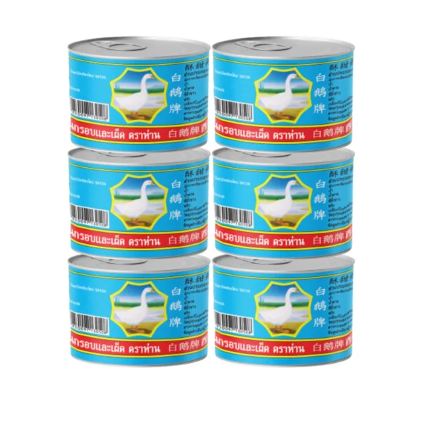 canned-packaged-0176 ตราห่าน ผักกาดดองหวานกรอบและเผ็ด 140 ก. x 6