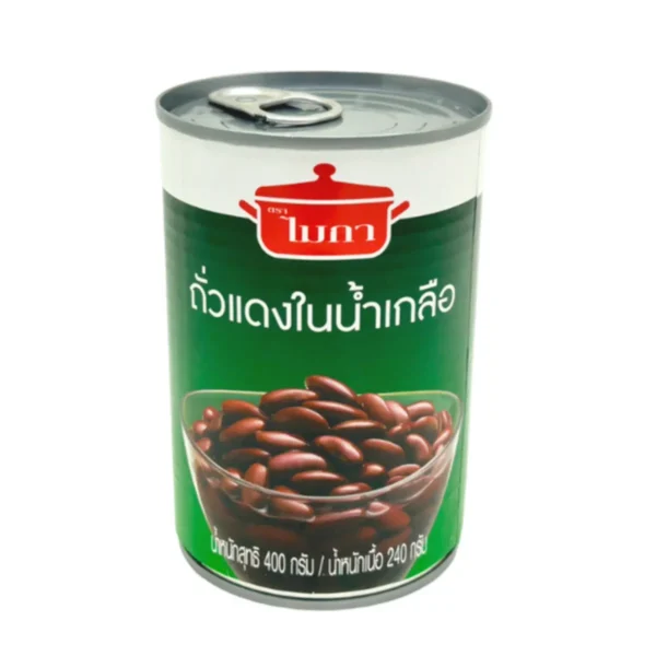 ไมก้า ถั่วแดงคิดนี่ในน้ําเกลือ 400 กรัม Mica Red Kidney Beans 400 g.