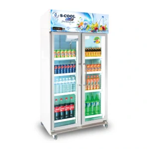 chiller-0018 S-COOL ตู้แช่เครื่องดื่ม 2ประตู ความจุ 18.7 คิว รุ่น SS-HA92-V1 สีขาว (พรีออเดอร์ 10 วัน)