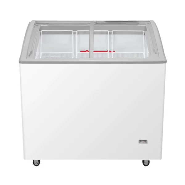 chiller-0042 Haier ตู้แช่แข็งฝากระจกโค้ง 1 ประตู ขนาด 7.6 Q / 217 L รุ่น SD-217P
