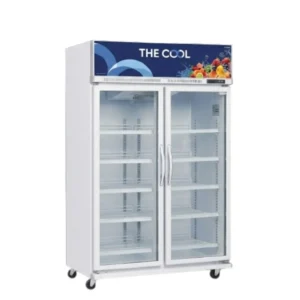 The Cool ตู้เย็น2ประตู ตู้แช่เครื่องดื่ม ตู้แช่แบบกระจก ความจุ 36 คิว(1019 ลิตร) รุ่น ALPHA 2P Jumbo Premium-M