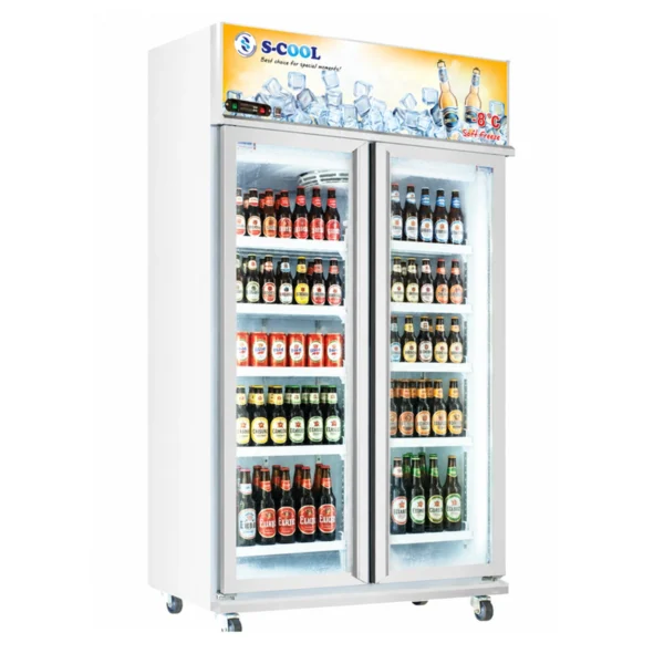 S-COOL ตู้แช่เครื่องดื่ม 2 ประตู ความจุ 24.6 คิว รุ่น S-COOL SM-112C (-8°C) (พรีออเดอร์ 10 วัน)
