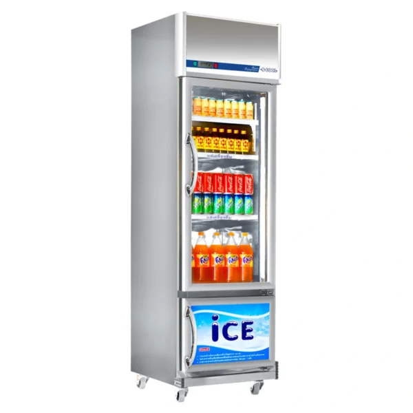 chiller-0129 S-COOL ตู้แช่เครื่องดื่มสแตนเลส 2 ประตู ความจุ 12.6 คิว รุ่น STM62D (พรีออเดอร์ 10 วัน)