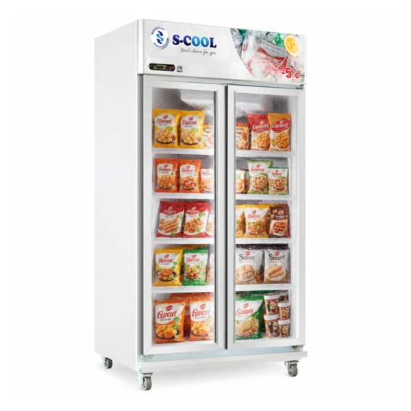 chiller-0134 S-COOL ตู้แช่เครื่องดื่ม 2 ประตู ความจุ 27.6 คิว รุ่น SM-112C (-5°C) (พรีออเดอร์ 10 วัน)