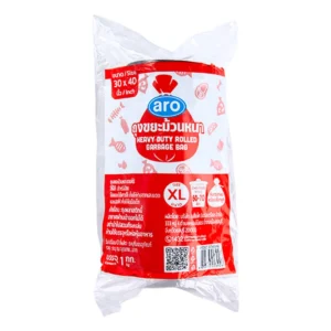 cleaning-039 เอโร่ ถุงขยะม้วนหนา 30x40 นิ้ว 1 กก.