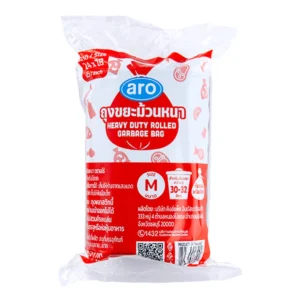 cleaning-055 เอโร่ ถุงขยะม้วนหนา 24x28 นิ้ว 1 กก.