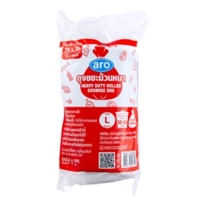 cleaning-059 เอโร่ ถุงขยะม้วนหนา 28x36 นิ้ว 1 กก.