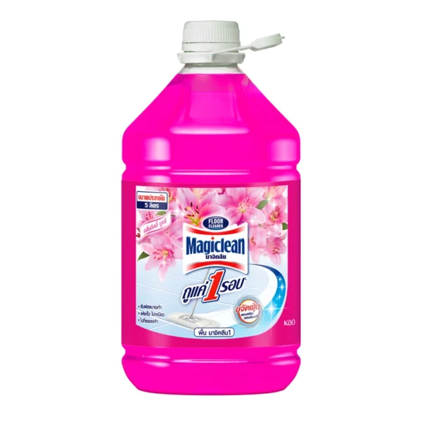 cleaning-liquid-all-002 มาจิคลีน น้ํายาถูพื้น กลิ่นลิลลี่บูเก้ 5 ล.