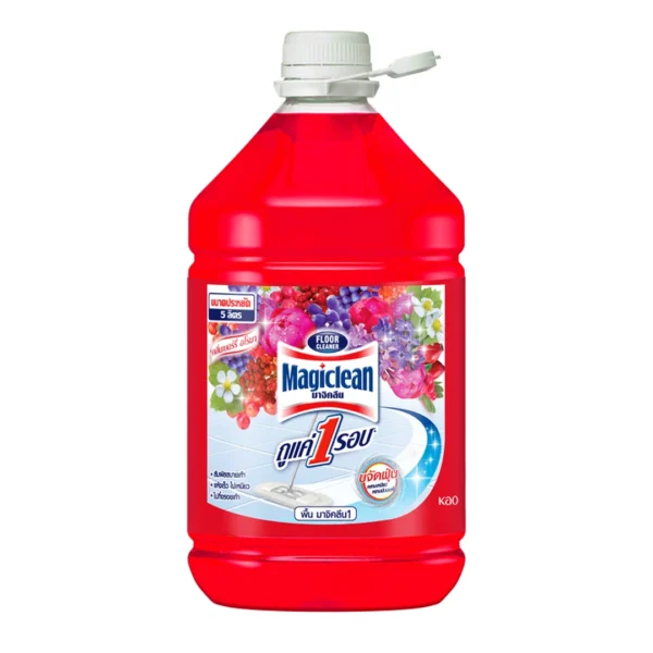 cleaning-liquid-all-005 มาจิคลีน น้ํายาถูพื้น กลิ่นเบอร์รี่ อโรมา 5 ล.