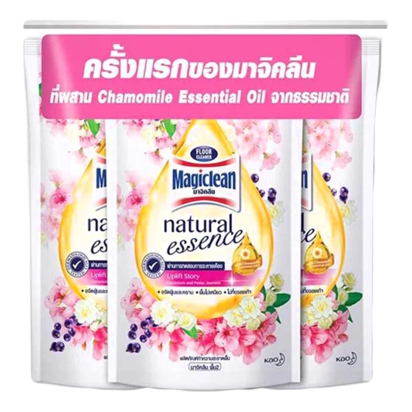 cleaning-liquid-all-040 มาจิคลีน น้ํายาถูพื้น เนเชอรัล เอสเซนส์ อัพลิฟท์ สตอรี่ 700 มล. x 3