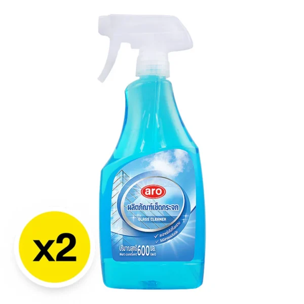 cleaning-liquid-all-041 เอโร่ น้ํายาเช็ดกระจก 600 มล. x 2