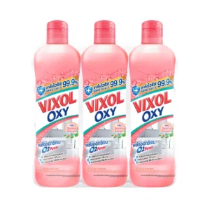 cleaning-liquid-all-060 วิกซอล ออกซี่ น้ํายาล้างห้องน้ํา กลื่นซันนี่เฟรช 700 มล. x 3