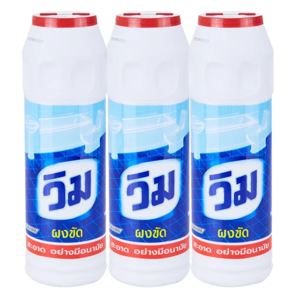วิม ผงล้างห้องน้ํา 600 ก. x 3