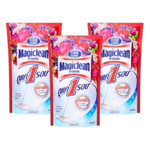 cleaning-liquid-all-095 มาจิคลีน น้ํายาถูพื้น กลิ่นเบอร์รีอโรมา 750 มล. x 3