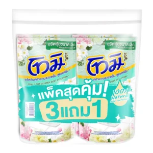 โทมิ น้ํายาถูพื้นเขียว 550 มล. x 3+1
