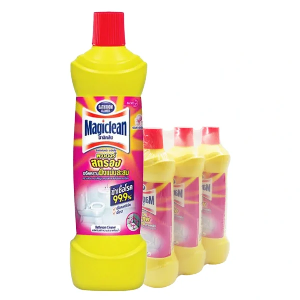 cleaning-liquid-all-104 มาจิคลีน น้ํายาล้างห้องน้ํา พาวเวอร์สตรอง 850 มล. x 3