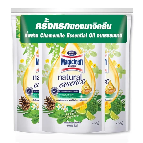 cleaning-liquid-all-110 มาจิคลีน เนเชอรัล เขียว 700 มล. x 3