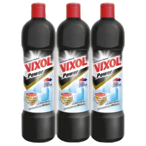วิกซอล น้ํายาล้างห้องน้ํา พาวเวอร์ สีดํา 900 มล. x 3