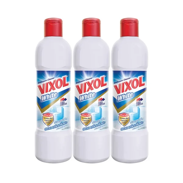 cleaning-liquid-all-117 วิกซอล น้ํายาล้างห้องน้ํา ไวท์ 450 มล. x 3
