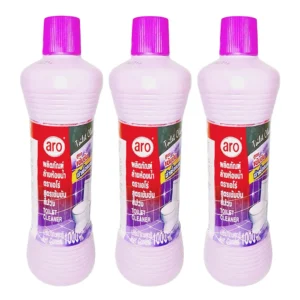 เอโร่ น้ํายาล้างห้องน้ํา สูตรเข้มข้น สีม่วง 1 ล. x 3