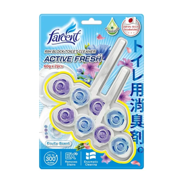 cleaning-liquid-all-150 ฟาร์เซ็นท์ ผลิตภัณฑ์ทําความสะอาดชักโครก กลิ่นฟรุตตี้ 60 ก. x 2