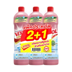 cleaning-liquid-all-153 วิกซอล น้ํายาล้างห้องน้ํา อัลตร้าซากุระเฟรช 800 มล. x 2+1