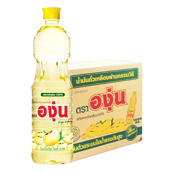 องุ่นน้ำมันถั่วเหลือง 1ล.12ขวด