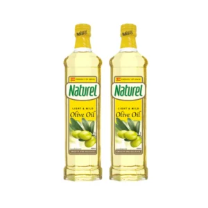 cooking-oil-019 เนเชอเรล น้ํามันมะกอกไลท์แอนด์ไมล์ ขนาด 500มล. X 2ขวด