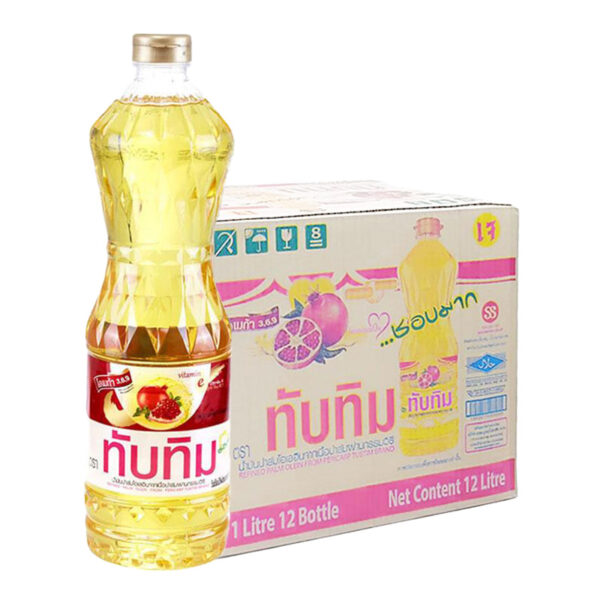 ทับทิมน้ำมันปาล์ม1ล.12ขวด