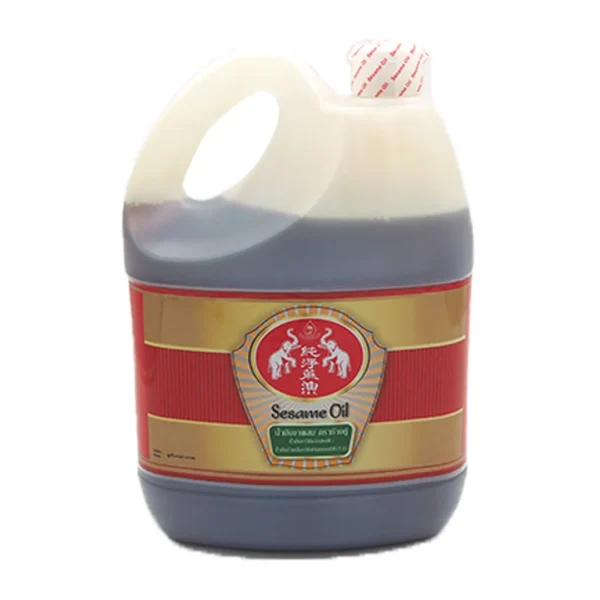 cooking-oil-047 ช้างคู่ น้ํามันงา 4 ล.