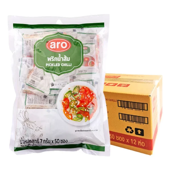 cooking-oil-068 เอโร่ พริกน้ําส้ม 7 กรัม x 600 ซอง