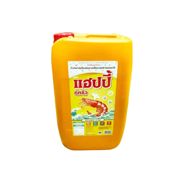 แฮปปี้ น้ํามันปาล์ม ถัง 18 ลิตร
