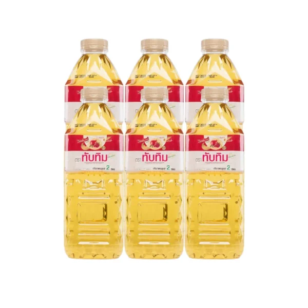 cooking-oil-114 ทับทิม น้ำมันปาล์มขวด 2 ลิตร x6