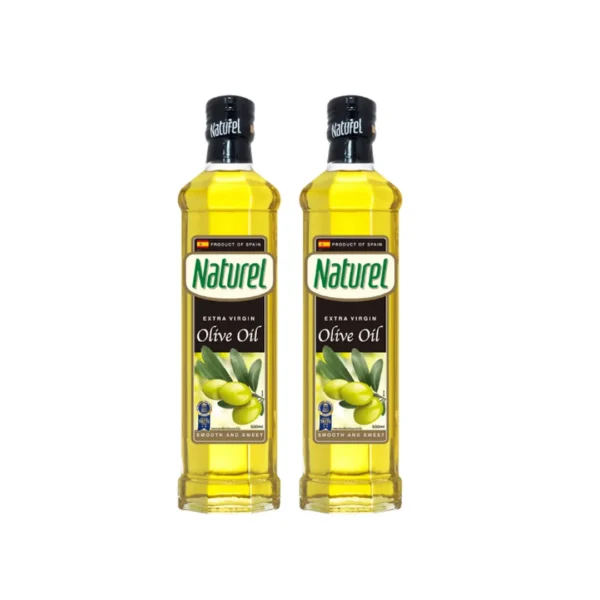 cooking-oil-117 เนเชอเรล น้ํามันมะกอกเอ็กซ์ตร้าเวอร์จิ้น ขนาด 500มล. X 2ขวด