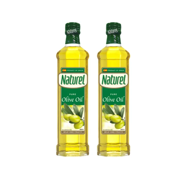 cooking-oil-119 เนเชอเรล น้ํามันมะกอกเพียว ขนาด 500มล. X 2ขวด