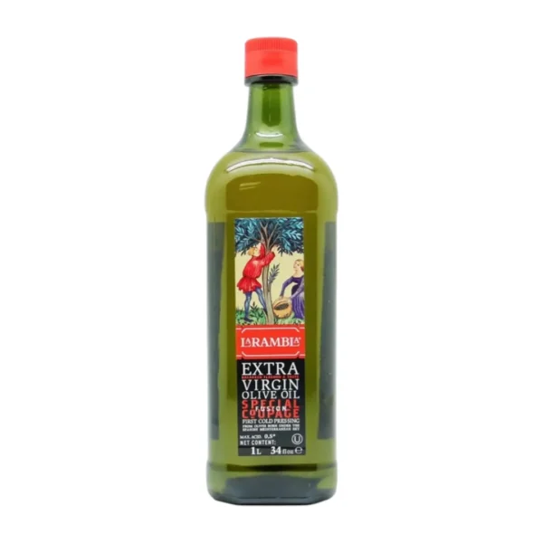 cooking-oil-128 La Rambla Extra Virgin Olive Oil ลาแรมบลา น้ํามันมะกอก เอ็กซ์ตร้าเวอร์จิ้น 1000ml (LR05)