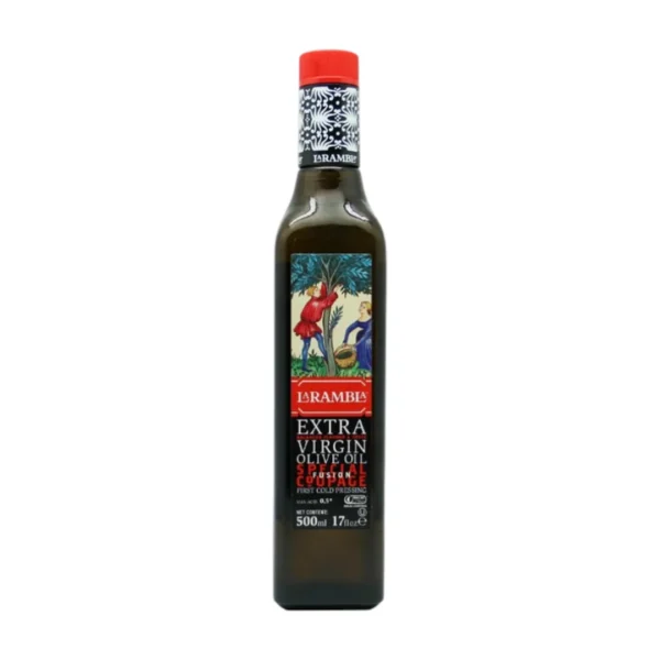 La Rambla Extra Virgin Olive Oil (500 ml x2) น้ํามันมะกอก แบบเอ็กซ์ตร้าเวอร์จิ้น (LR04=2)