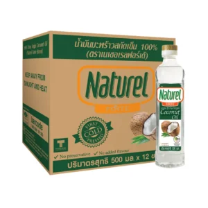 เนเชอเรลฟอร์เต้ น้ํามันมะพร้าวสกัดเย็น ชนิดขวด 500 มล x 12 ขวด